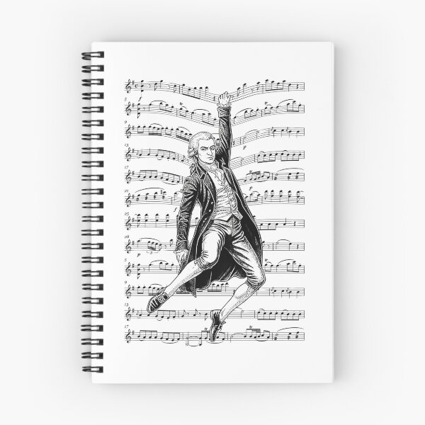 Item preview, Wolfgang Amadeus Mozart Composer Sheet Music Musician designed and sold by Artsy-sideofyou.