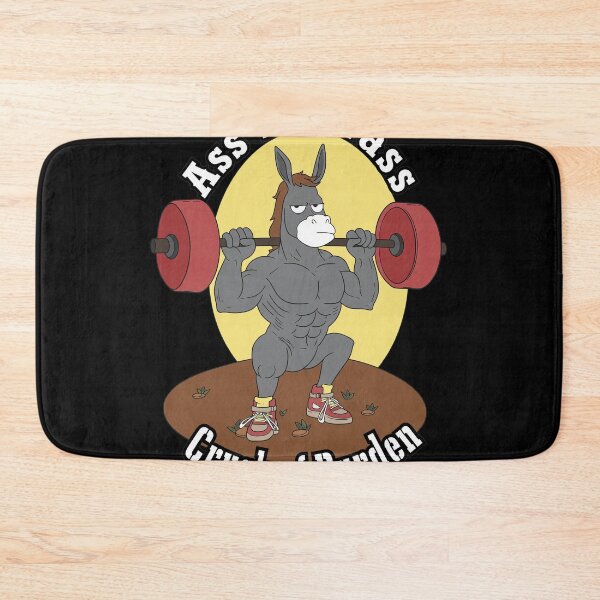 Item preview, Ass To Grass Beast Of Burden Donkey Weightlifting Humor designed and sold by Clahristiansen.