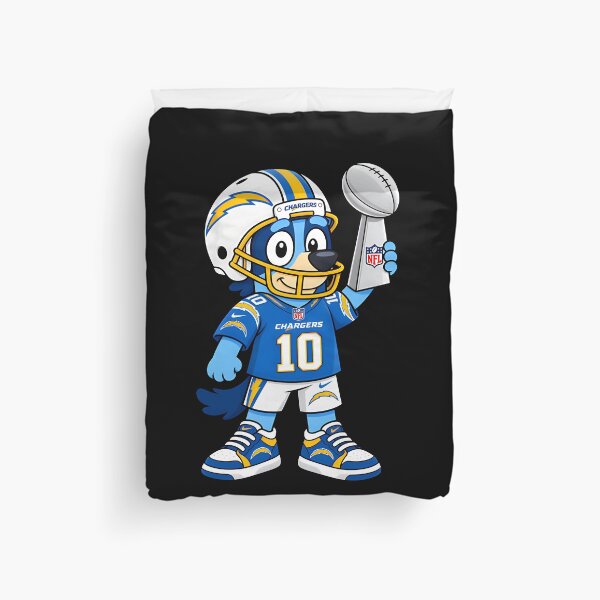 Item preview, Los Angeles Chargers NFL Bluey Championship Football designed and sold by Ccucas.