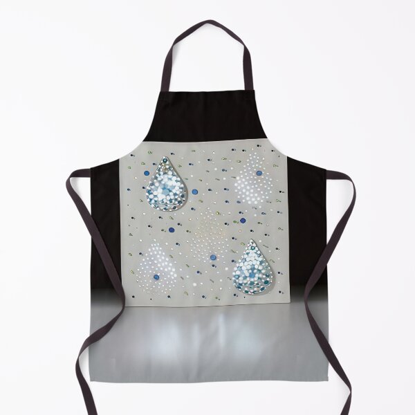 Item preview, Lumínica con dos gotas composición con gotas de agua - 1970 designed and sold by NeonCanvasDream.