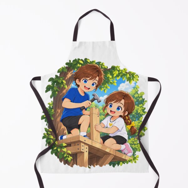 Item preview, Kenzie Treehouse Builders Cartoon Character Design designed and sold by Kenzie & Co.