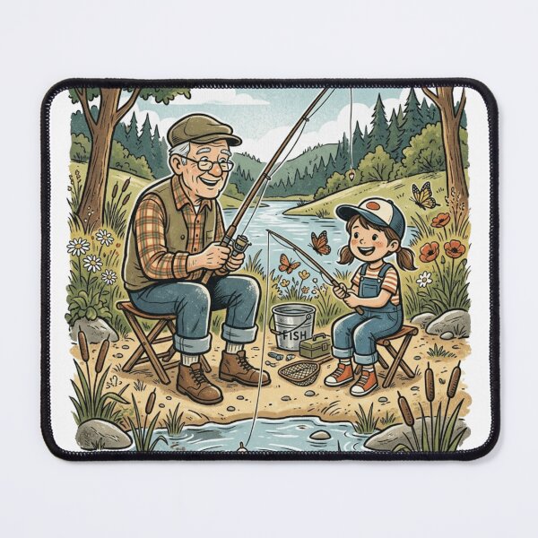 Item preview, Grandpa's Fishing Buddy designed and sold by meghnad.