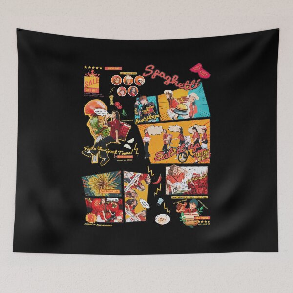 Item preview, Spaghetti Comic Panel Pop Art Design designed and sold by Clahristiansen.