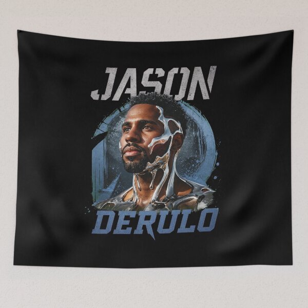Item preview, Jason Derulo Metallic Art Portrait Design designed and sold by Clahristiansen.