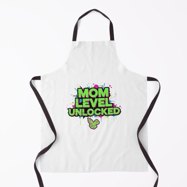Item preview, Mom Level Unlocked Glitch Art Tee designed and sold by Kristytryusring.