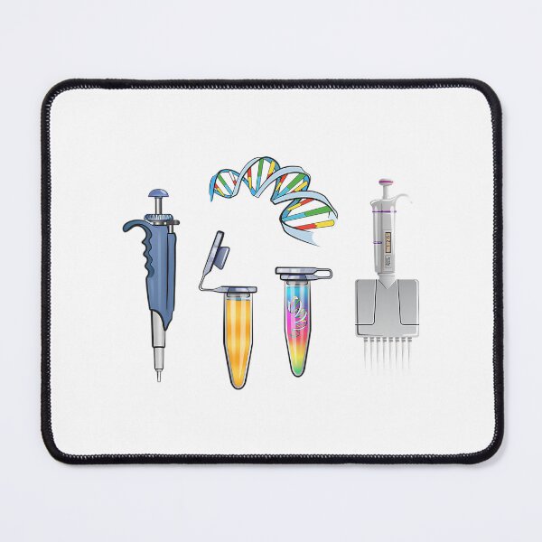 Item preview, Pcr Dna Electrophoresis Gel Sticker Set - Pipette  Reaction Tube Vials designed and sold by gulouonneyi.