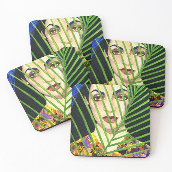 Item preview, Woman behind fern designed and sold by Lobo-36.
