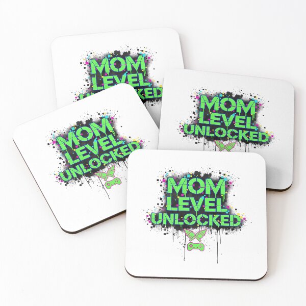 Item preview, Mom Level Unlocked Glitch designed and sold by Kristytryusring.