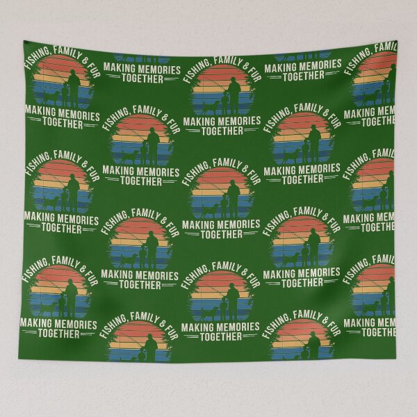 Item preview, Fishing Family  Fur - Making Memories Together - Outdoor Adventure 11 designed and sold by AriellaAppCo.