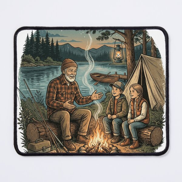 Item preview, Grandpa's Lake Stories – Fishing Memories designed and sold by meghnad.