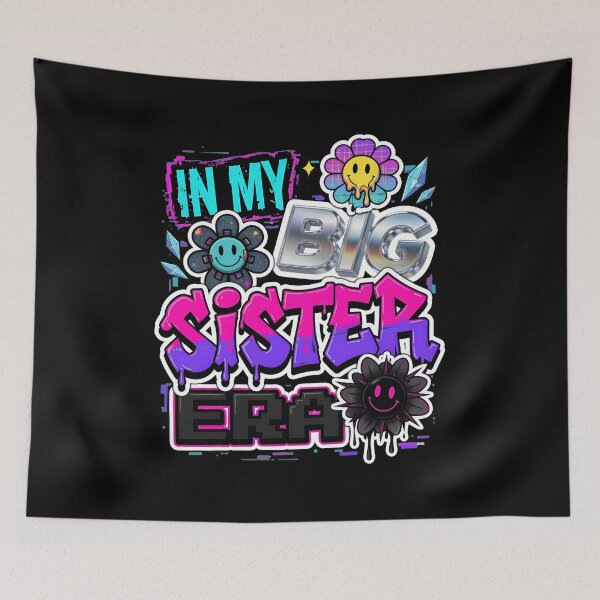 Item preview, Cyber Y2K Melting Sunflower Big Sister Era Typography designed and sold by MartezLedoux.