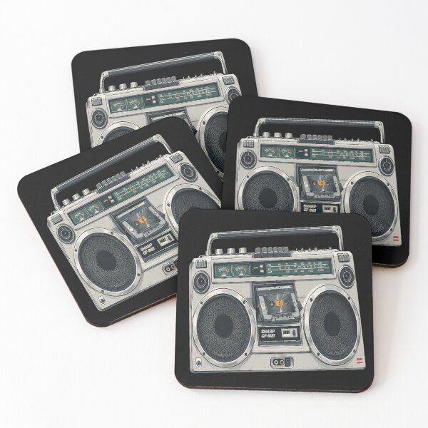 Item preview, Sharp Boombox Vintage designed and sold by DebellismyrArts.