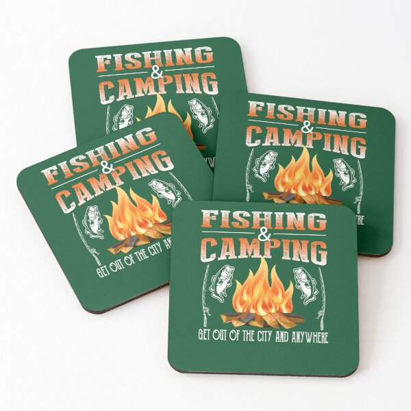 Item preview, Fishing And Camping - Get Out Of The City And Anywhere 783 designed and sold by AriellaAppCo.