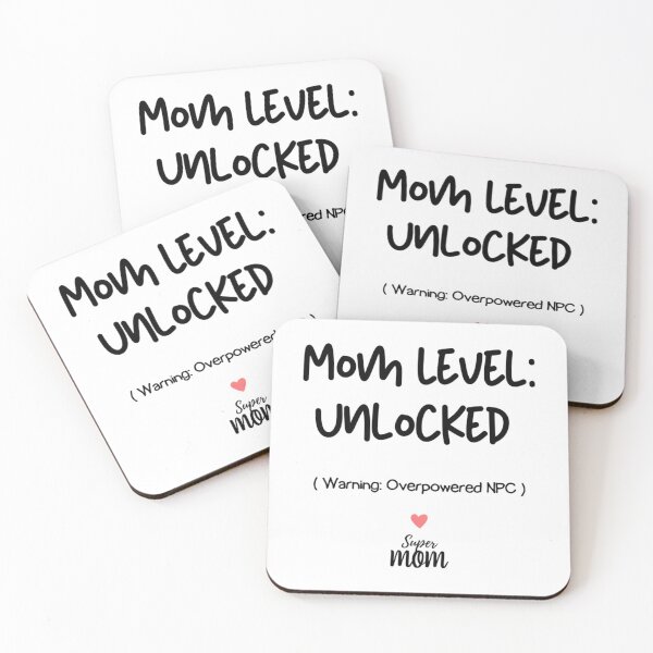 Item preview, Mom Level Unlocked T-Shirt - Funny Gift designed and sold by Kristytryusring.