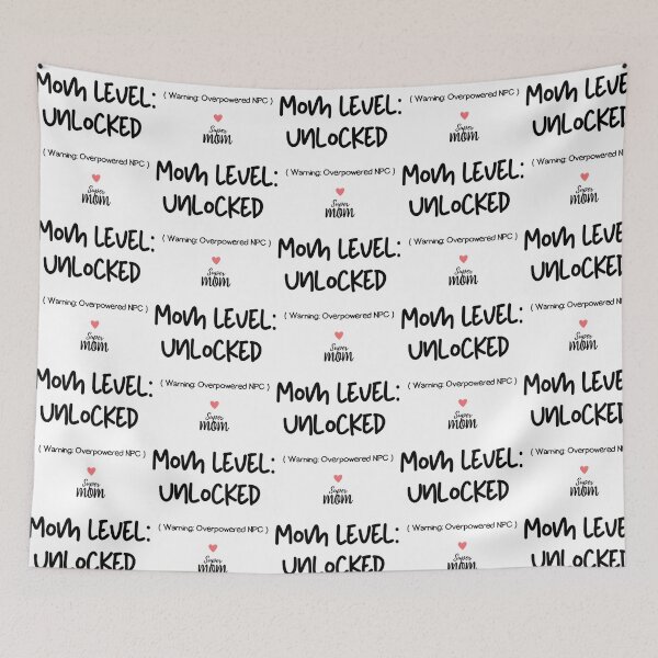 Item preview, Mom Level Unlocked T-Shirt - Funny Gift designed and sold by Kristytryusring.