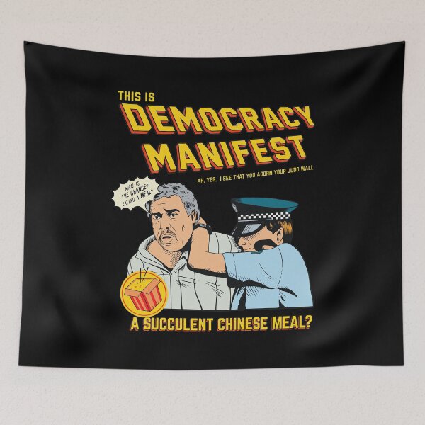 Item preview, Democracy Manifest Succulent Chinese Meal Satire designed and sold by Clahristiansen.