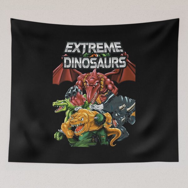 Item preview, Extreme Dinosaurs Retro Cartoon Art designed and sold by Clahristiansen.