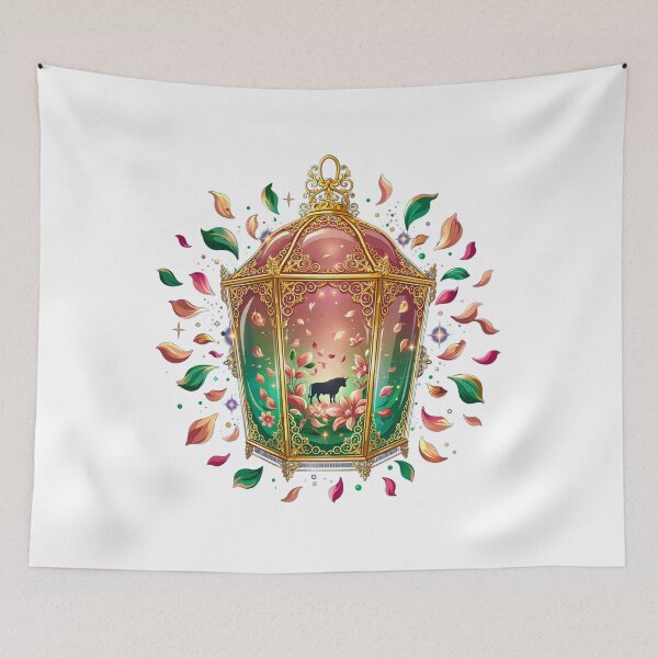 Item preview, Taurus Zodiac Lantern designed and sold by LunaGlow Studio.