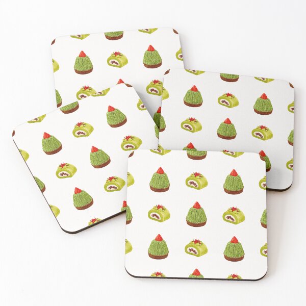 Item preview, Duo Matcha Pattern designed and sold by mmkn.art.