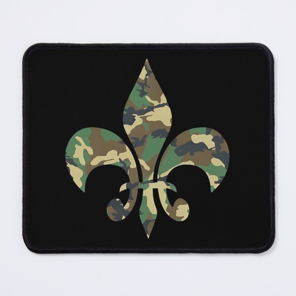 Item preview, Camouflage Pattern Fleur De Lis French Lily Emblem designed and sold by MartezLedoux.