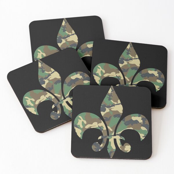Item preview, Camouflage Pattern Fleur De Lis French Lily Emblem designed and sold by MartezLedoux.
