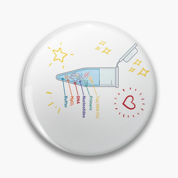 Item preview, The Perfect Pcr Polymerase Chain Reaction Process Steps Chemicals Biology Science Pipette Tubes designed and sold by gulouonneyi.