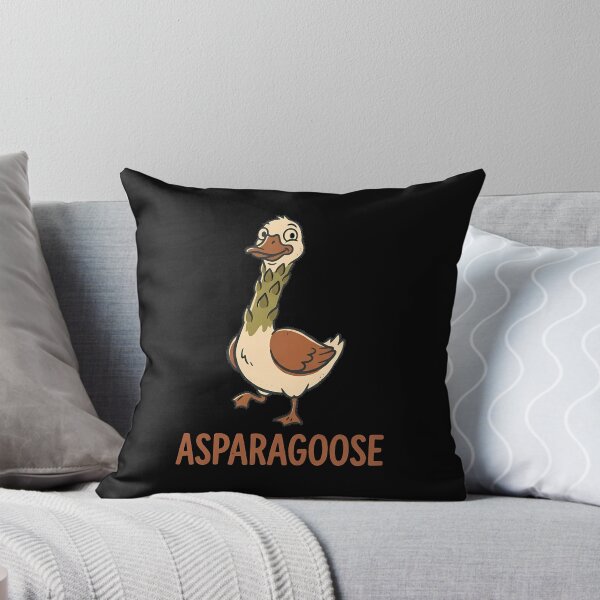 Item preview, Asparagoose Funny Cartoon Goose Vegetable Pun designed and sold by HarrisonSteere.