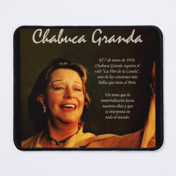 Item preview, Chabuca Granda - Peruvian Folk Legend Poster designed and sold by Skozr.