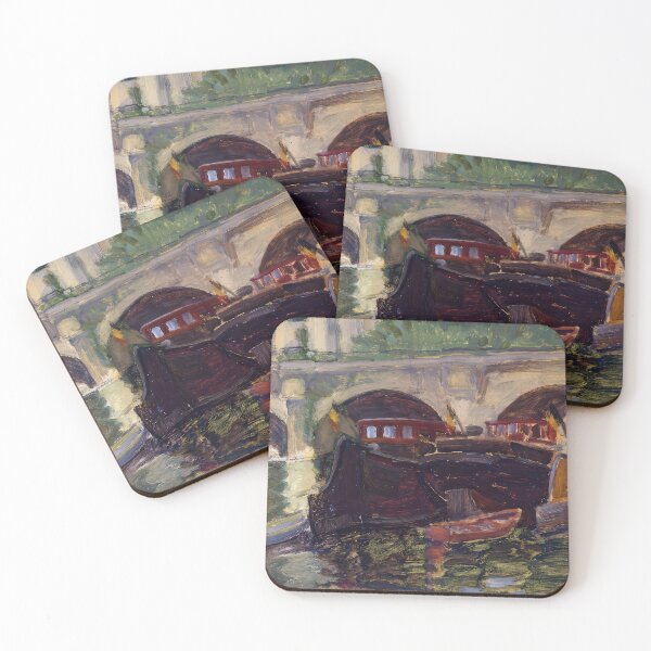 Item preview, Barges designed and sold by NeonCanvasDream.