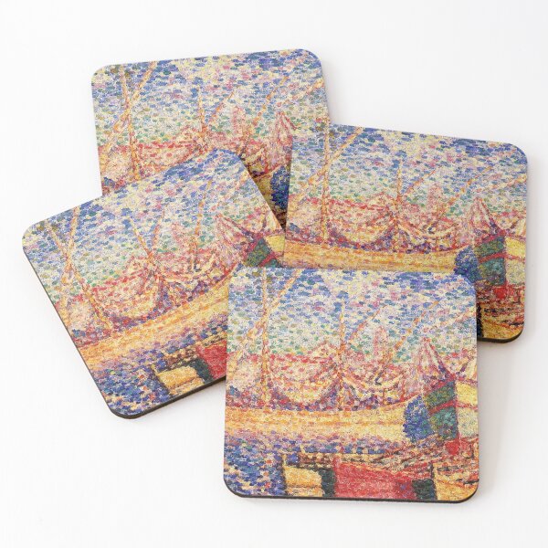 Item preview, Boats in the port of st. tropez designed and sold by NeonCanvasDream.