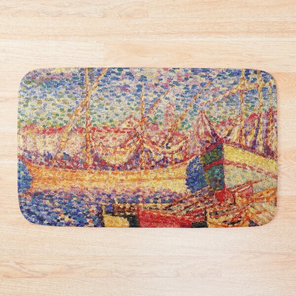 Item preview, Boats in the port of st. tropez designed and sold by NeonCanvasDream.