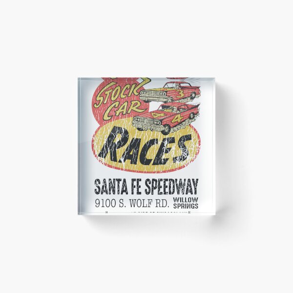 Item preview, Retro Stock Car Races Santa Fe Speedway  designed and sold by Clahristiansen.
