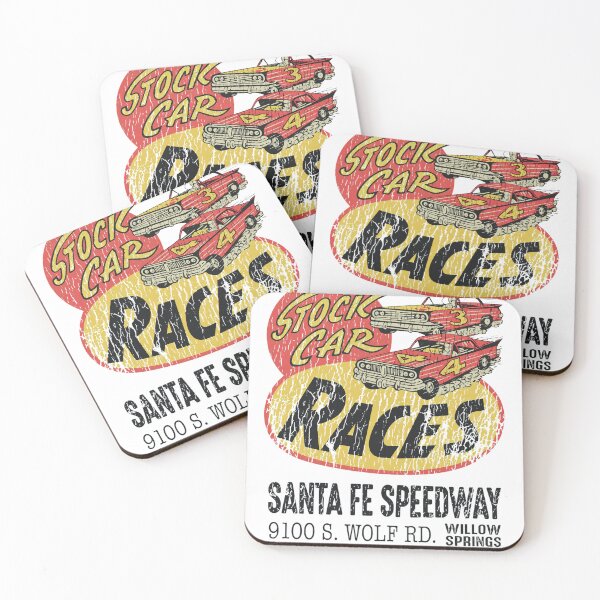 Item preview, Retro Stock Car Races Santa Fe Speedway  designed and sold by Clahristiansen.