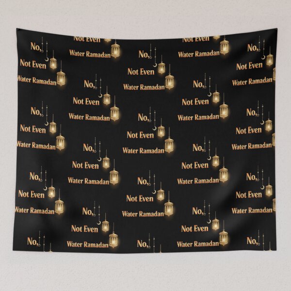 Item preview, No Not Even Water Ramadanramadan Mubarek designed and sold by Jansdtiftsowich.