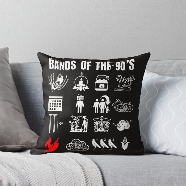Item preview, Funny Nerdy Iconic Alternative Rock Bands Of The 90S designed and sold by GonzaloWiegan.