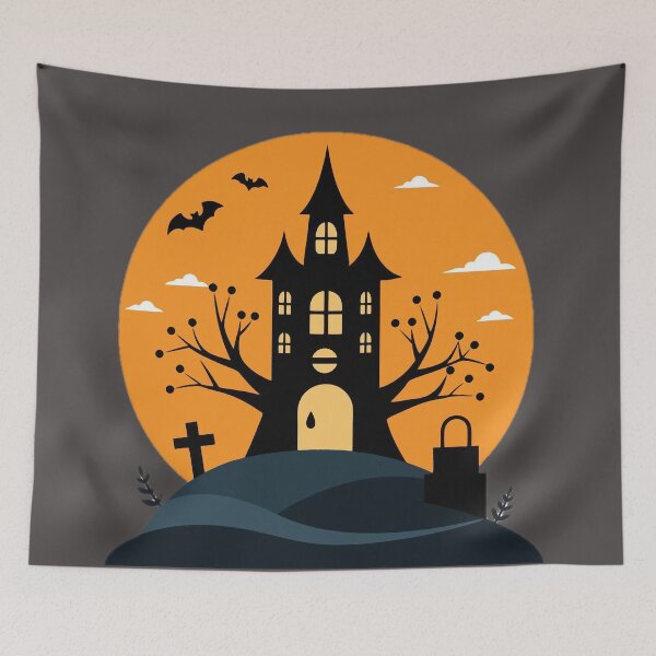 Item preview, Haunted House designed and sold by ViaARTfactory.