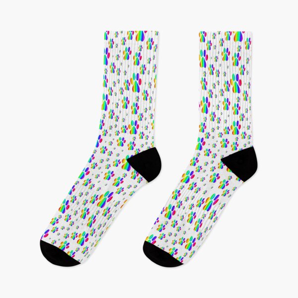 Item preview, Rainbow Pawprint Pattern designed and sold by matoiaog.