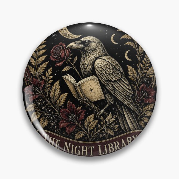 Item preview, Midnight Scholars Vintage Raven Bookish Dark Academia T-Shirt designed and sold by Sadanova.
