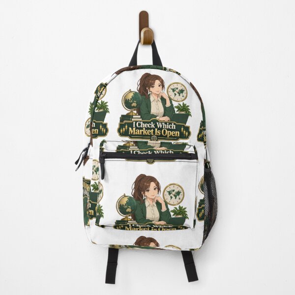 Item preview, Check Which Market Is Open Anime Trader Design designed and sold by Bikivuno.