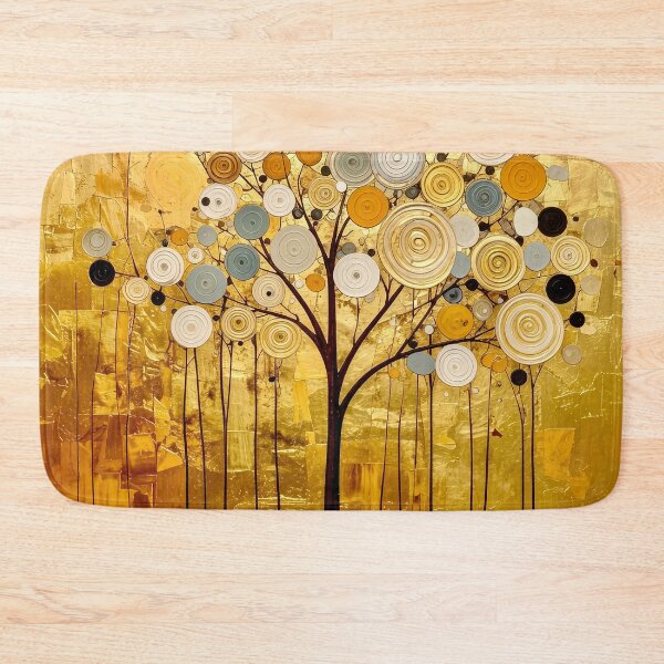 Item preview, Golden Tree of Life in Gustav Klimt Style designed and sold by Vicky Brago-Mitchell®.