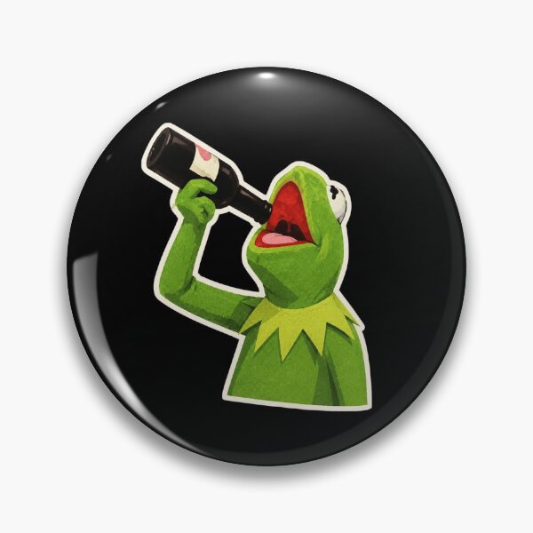 Item preview, Kermit Bottle Meme designed and sold by delila8a8e.