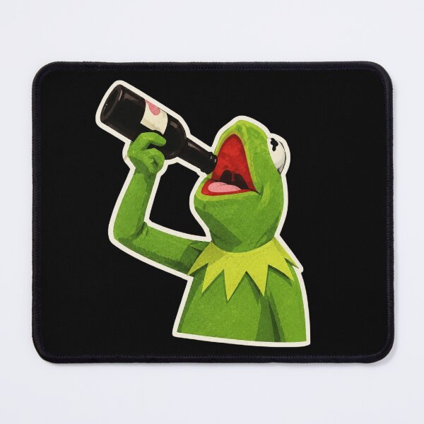 Item preview, Kermit Bottle Meme designed and sold by delila8a8e.
