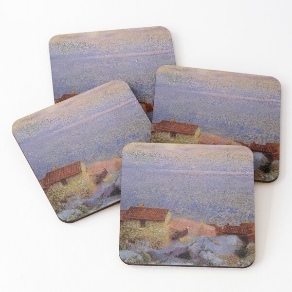 Item preview, Coastal landscape designed and sold by NeonCanvasDream.