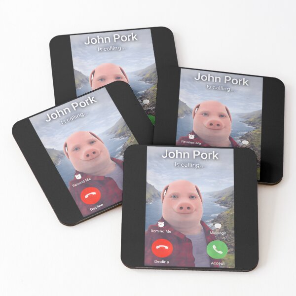 Item preview, John Pork Is Calling Gen Z Brainrot designed and sold by RubyeReing.