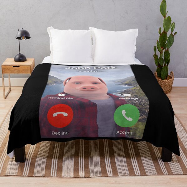 Item preview, John Pork Is Calling Gen Z Brainrot designed and sold by RubyeReing.