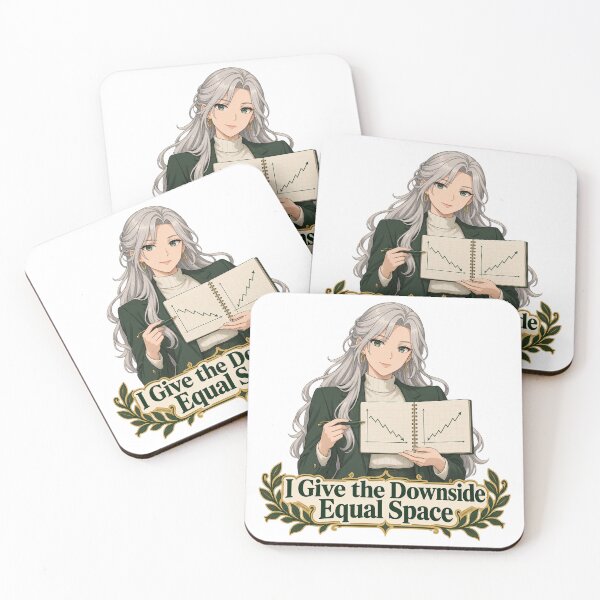 Item preview, Give the Downside Equal Space Anime Trader Art designed and sold by Bikivuno.