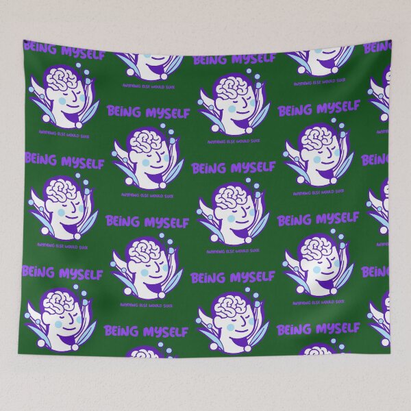 Item preview, Being Myself Anything Else Would Suck (Version1) 330 designed and sold by PeacockHub.