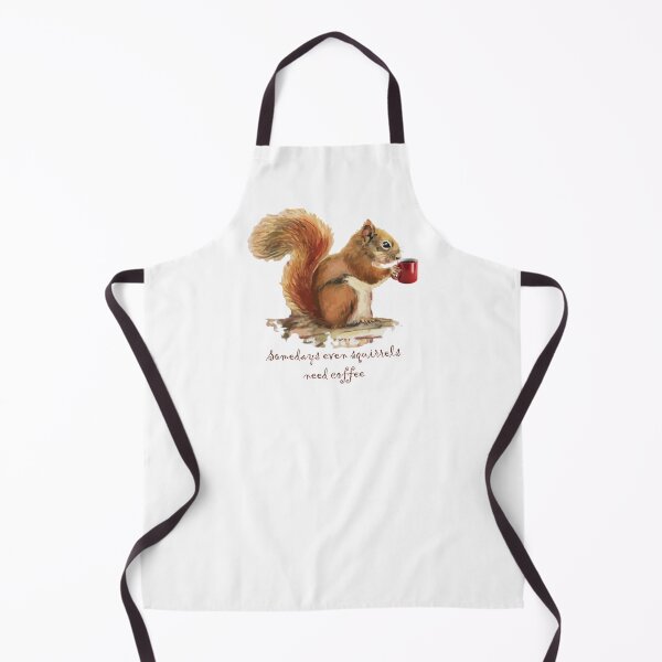 Item preview, Somedays Even Squirrels Need Coffee Fun Quote designed and sold by countrymouse.