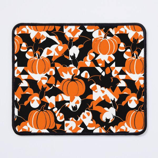 Item preview, Abstract Halloween Pumpkins and Bats designed and sold by AlyssasCreativeBoutique.