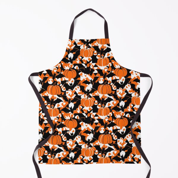 Item preview, Abstract Halloween Pumpkins and Bats designed and sold by AlyssasCreativeBoutique.